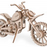 Деревянный конструктор Lemmo Мотоцикл «кросс», 75 деталей
