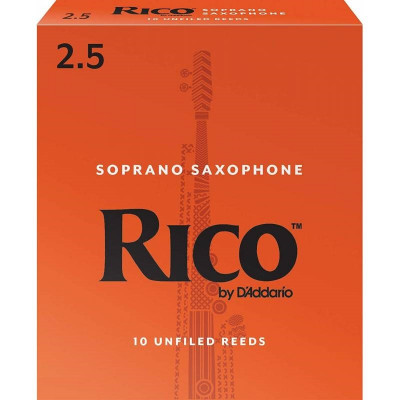 RICO RIA1025 для саксофона-сопрано №2,5 10 шт