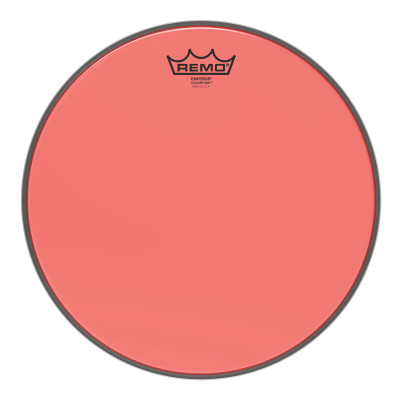 REMO BE-0313-CT-RD Emperor® Colortone™ Red Drumhead 13" 2-слойный прозрачный пластик