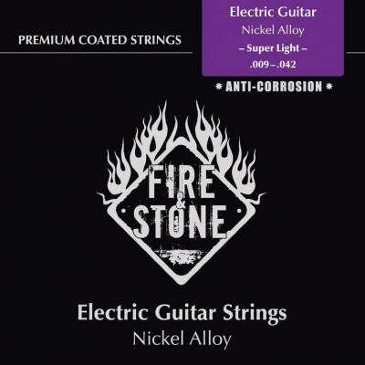 FIRE&STONE Electric Guitar Nickel Alloy Super Light 9-42 Coated струны для электрогитары с покрытием