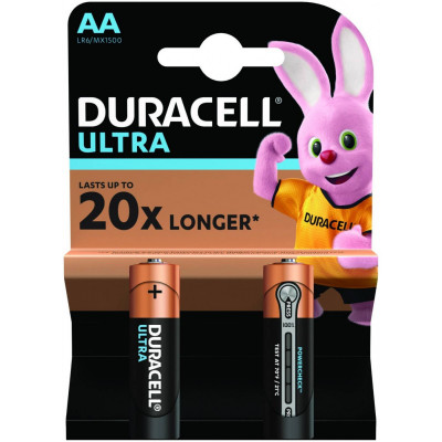 Батарейка тип AA DURACELL LR6 ULTRA POWER 2 шт