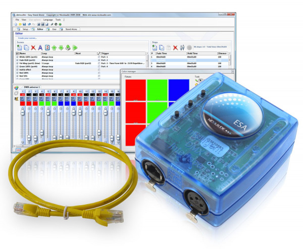 SUNLITE SLESA-IP1 Ethernet DMX-интерфейс для архитектурного освещения