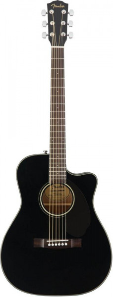 FENDER CC-60SCE Black электроакустическая гитара
