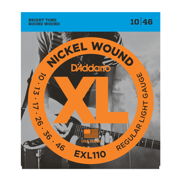 D'Addario EXL110 Набор 6 струн для электрогитары
