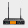 JTS RU-8012DB/RU-850LTB+CM-501 радиосистема двухканальная с двумя поясными передатчиками и петличными микрофонами