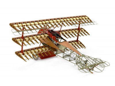 Сборная деревянная модель самолета Artesania Latina FOKKER DR.I 1918 RED BARON, 1/16