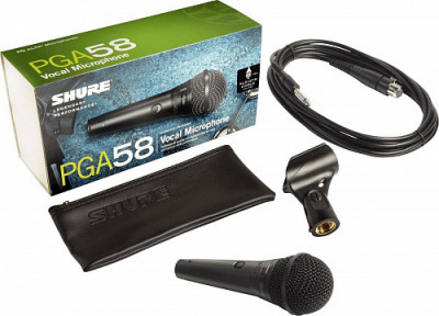 Shure PGA58-QTR-E микрофон вокальный динамический