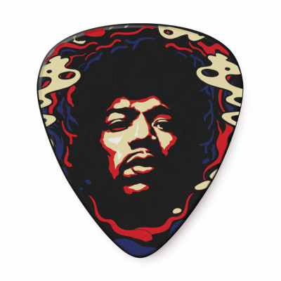 DUNLOP  JHP15HV Jimi Hendrix Star Haze Набор медиаторов 6 шт