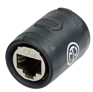 Адаптер переходник Neutrik NE8FFX6-W проходной CAT6a RJ45