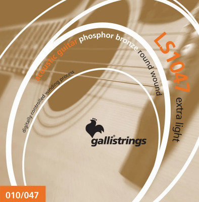 Струны для акустических гитар GALLI LS1047 10-47