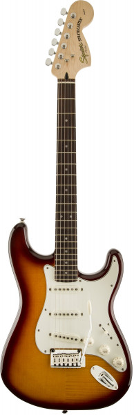 FENDER SQUIER STD STRAT FMT AMB электрогитара