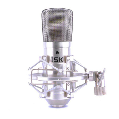 XLR-микрофон ISK BM-800 конденсаторный, цвет никель