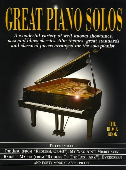 AM970167R Great Piano Solos The Black Book книга: великие фортепианные...