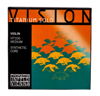 Струны для скрипки 4/4 Thomastik VIT100 Vision Titanium Solo комплект