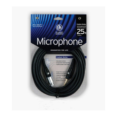 Planet Waves GM-25 микрофонный кабель XLR папа-Jack stereo 7,6 м