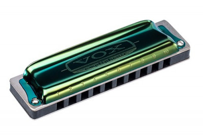 VOX Continental Harmonica Type-1-A губная гармошка, тональность Ля мажор, цвет зеленый