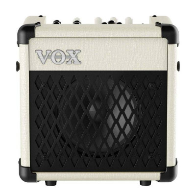 VOX MINI5 RHYTHM IVORY портативный комбик, 5 Вт, динамик 6,5", цвет белый