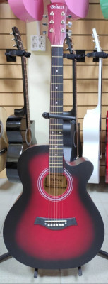 Акустическая гитара Belucci BC4020 красного цвета