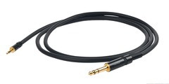 Proel CHLP185LU3 - сценический кабель, 6.3 джек стерео <-> 3.5 джек стерео 3м
