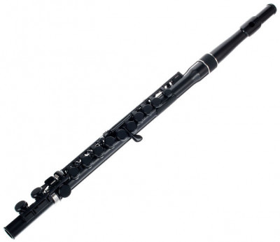 NUVO Student Flute (Black) флейта студенческая из пластика с удлинённым клапаном Соль