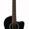 Applause AB24-5 Balladeer Mid Cutaway Black электроакустическая гитара