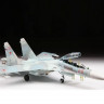 Сборная модель ZVEZDA Российский учебно-боевой самолёт Су-27УБ, 1/72