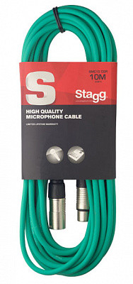 STAGG SMC10 CGR микрофонный кабель XLR мама-XLR папа 10 м