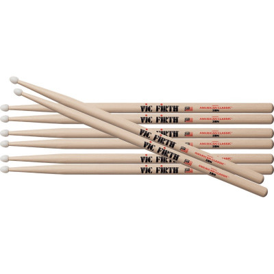 VIC FIRTH 2BN 3+1 барабанные палочки орех