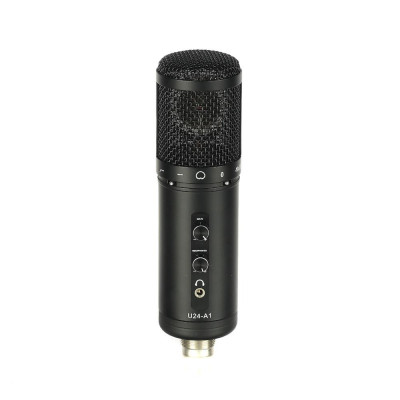 USB-микрофон Mice U24-A1L, кардиоида, с мониторингом, цвет черный