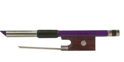 ANTON BRETON AB-110PP Brazilwood Student Violin Bow 1/2 Purple смычок для скрипки круглый