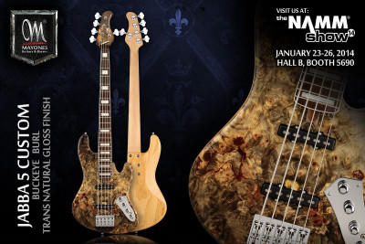 MAYONES Jabba 5 Custom JJ бас-гитара