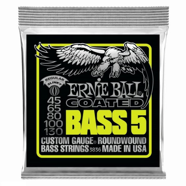 ERNIE BALL 3836 (45-130) струны для 5-струнной бас-гитары