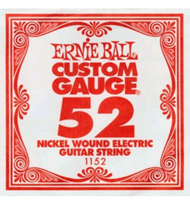 Ernie Ball 1152 калибр.052 одиночная для электрогитары/акустической гитары