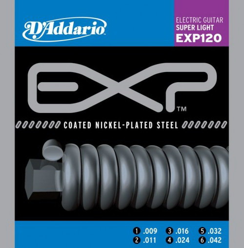 D'ADDARIO EXP120 Super Light 9-42 струны для электрогитары