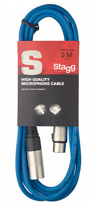 STAGG SMC3 CBL микрофонный кабель XLR мама-XLR папа 3 м