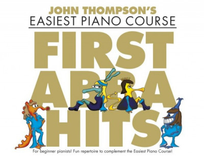 WMR101277 John Thompson's Easiest Piano Course: First ABBA Hits: облегченный курс игры на фортепиано 32 страницы на английском
