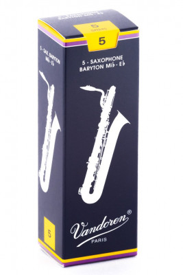 Vandoren SR-245 (№ 5) Traditional трости для саксофона-баритона (№ 5) 5 шт