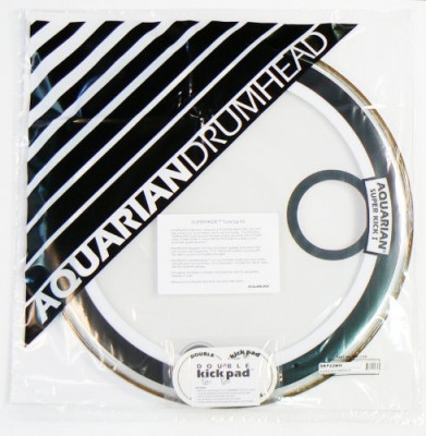 Aquarian SKP22W комплект пластиков для бас-барабана (SKI22, RSM22WT, DKP2)