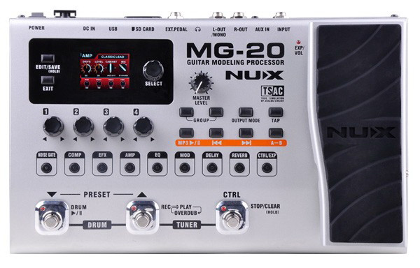 Гитарный процессор эффектов NUX MG-20