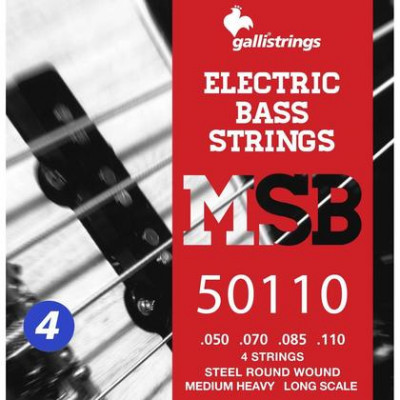 Струны для бас гитар MSB50110 (АналогD'orazio ), 50-110