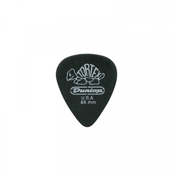 DUNLOP 482P.88 Tortex Pitch Black Jazz III набор медиаторов 0.88 12 шт
