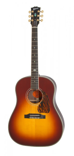 Gibson 2018 J-45 Custom Rosewood Burst электроакустическая гитара