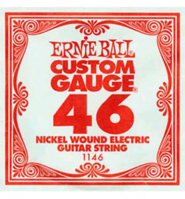 Ernie Ball 1146 калибр.046 одиночная для электрогитары/акустической гитары