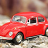 Машина Ideal 1:30-39 Volkswagen Beetle (блест. метал. фиолет.)