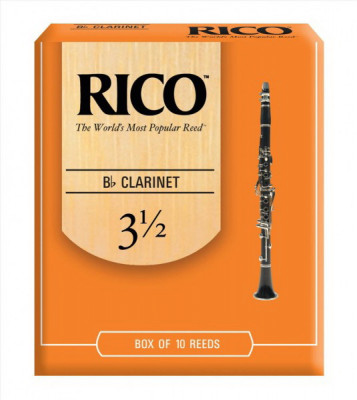 Трости для кларнета Bb Rico RCA1035 №3,5 10 шт