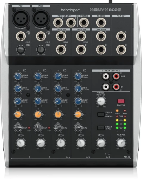 Аналоговый микшер Behringer XENYX 802S