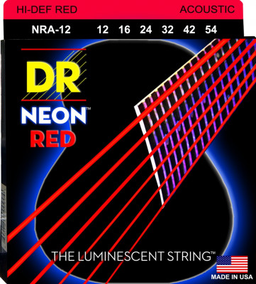 Комплект струн для акустической гитары DR NRA-12, 12-54