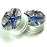Комплект колес для дрифта Hi4123 2шт. Синий хром