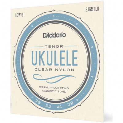 Струны для укулеле-тенор 4 струны D'ADDARIO EJ65 TLG