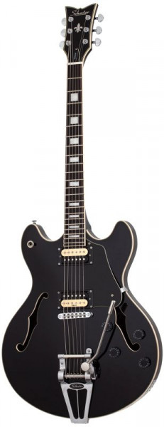 SCHECTER CORSAIR G. BLACK полуакустическая гитара